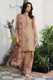 Women's 3-Piece Printed Lawn Suit – Floral Kameez, Printed Trouser & Polka Dot Dupatta