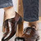Men's Classic Brogue Oxford Lace-Up Shoes